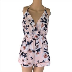 Gypsies & Moondust Floral Romper Size Small